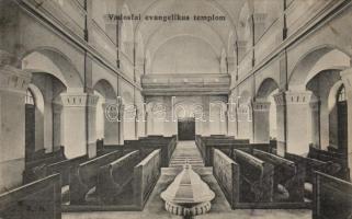 Vadosfa, Evangélikus templom belső
