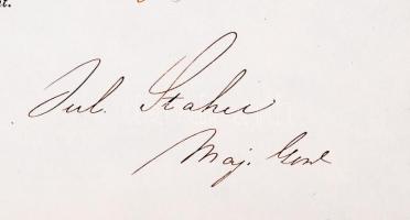 1863 Julius Stahel (Számvald Gyula) (1827-1912) 1848-as szabadságharcos, később amerikai tábornok és...