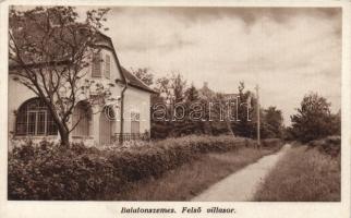 Balatonszemes felső villasor