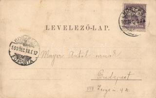 1900 Sopron, Oedenburg; Ikva patak, árvíz; Kummert L. kiadása