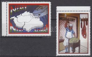 Kabla jelzéssel ellátott, kézzel festett, Trianonnal kapcsolatos témájú képeslapok bélyeges változat...