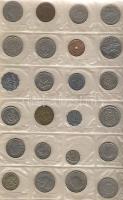 242db klf fémpénz egész világ, régi és új, 2 éremberakóban
