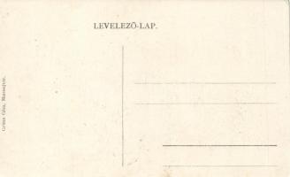 Marosújvár, Vasúti szálloda; Grünn Géza kiadása / Railroad hotel