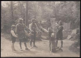 cca 1900 Színi előadás fotó / photo 17x12 cm