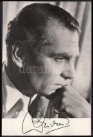 cca 1960 Laurence Olivier fotó nyomtatott aláírással / photo