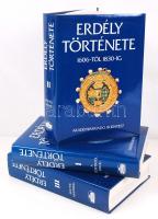 Makkai-Szász: Erdély története napjainkig I.-III. kötet. Bp., 1988 Akadémiai kiadó. Kiadói egészvászon kötésben, védőborítóval
