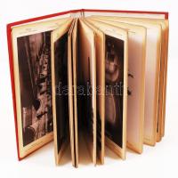 1895 Prága 20 fotót tartalmazó leporelló / 1895 Prague leporello with 20 photos 12x17 cm