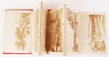 1889 Párizsi Világkiállítás 12 fotót tartalmazó leporelló / 1889 Paris Expo leporello with 12 photos...