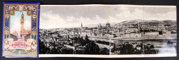 cca 1900 Firenze 32 képes leporello / Ricordo die Firenze with 32 pictures