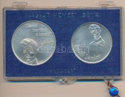 1973. 50Ft Ag + 100Ft Ag "Petőfi" T:BU Eredeti plombált MNB plasztiktokban