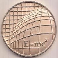 Csóka Zsuzsa (1962-) 1995. "Albert Einstein" Ag piefort emlékérem (46.08g/0.640/42,5mm) T:...