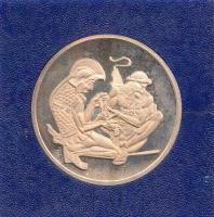 Kiss Nagy András (1930-1997) DN "Orvos sor/Fodor József" Ag emlékérem (12g/0.925/31mm) T:P...