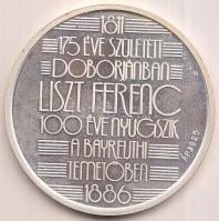 Fülöp Zoltán (1951-) 1986. "175 éve született Doborjánban Liszt Ferenc - 100 éve nyugszik a Bay...