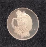 Kiss Kovács Gyula (1922-1984) DN. "Michelangelo" Ag emlékérem (16.07g/0.925/32mm) T:PP