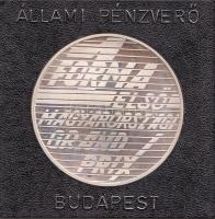 Fülöp Zoltán (1951-) 1986. Hungaroring - Forma 1 Első Magyarországi Grand Prix Ag emlékérem ÁP dísztokban (12g/0.925/32mm) T:PP