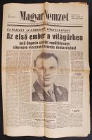 1961 Ember az űrben. 3 újság különkiadása a történelmi jelentőségű eseményről