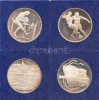 4db különböző ÁP ezüstözött emlékérem (32mm) T:PP