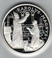 Andorra 1996. 10Diners/Ecu "Karolus Magnus" Ag T:PP R!