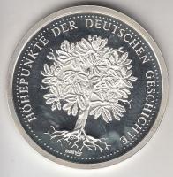Németország 1991. "Hoffmann von Fallersleben" Ag emlékérem (8.5g/0.999/30mm) tanúsítvánnya...