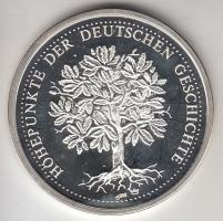 Németország 1991. "Otto von Bismarck" Ag emlékérem (8.5g/0.999/30mm) tanúsítvánnyal T:PP
G...