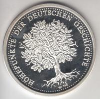 Németország 1991. "Adler 1835- első gőzmozdony" Ag emlékérem (20g/0.999/40mm) tanúsítvánny...