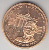 Németország 1991. "John F. Kennedy" fém emlékérem T:PP Germany 1991. "John F. Kennedy" commemorative metal medallion C:PP