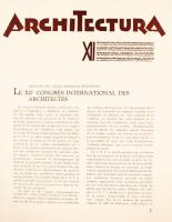 Bierbauer Virgil: Architectura. Souvenir du XIIe Congres International des Architectes.
Bp., 1930. H...