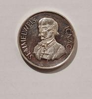 Modern Ag emlékérem "Semmelweis Ignác" 16g T:exPP