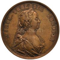 1741. "Mária Terézia pozsonyi koronázása" Br emlékérem. "MARIA THERESIA AUGUSTA - M. DONNER F. / APOSTOLICI REGNI HONORIFICENTIA - UNCTIO REGIA POSON. XXV. IUN. MDCCXLI" Szign.: Matthäus Donner (28.19g/44mm) T:2,2- Hungary 1741. "Coronation of Maria Theresia in Bratislava" Br commemorative medallion. Sign: Matthäus Donner (28.19g/44mm) C:aXF HTÉ: 795., Montenuovo 1697.