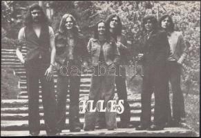 Új Illés zenekar aláírt fotó