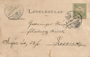 Baja, Barátok tere; Kopeczky József kiadása