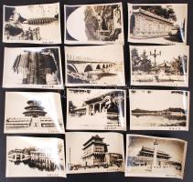 cca 1950 Kína 18 db fotó / 18 photos of China 12x10 cm