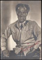 Luis Trenker színész, rendező aláírt fotó / autograph signed photo 15x11 cm