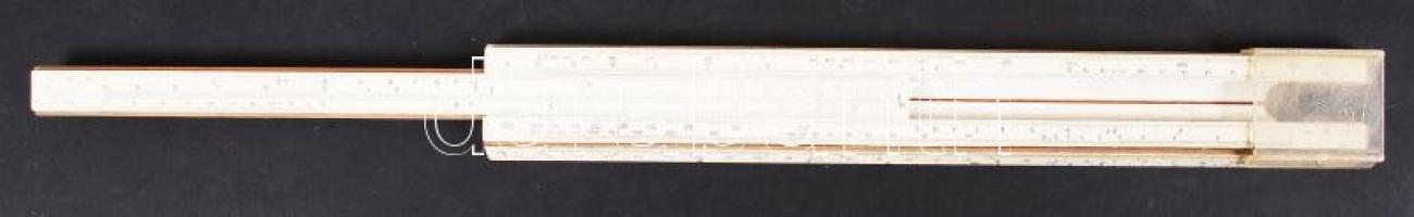 Logarléc, a logarléc használatáról szóló könyvvel (Balogh Arthur: A Logarléc. 1954, Budapest, Nehézi...