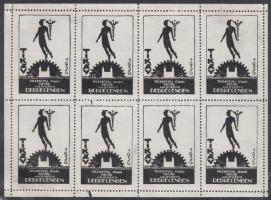 1936 Tiszántúli Ipari Vásár levélzáró kisív