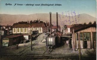 Ruttka, a Kassa-Odelbergi vasút főműhelye / main railway workshop (fl)