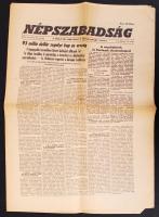 1956 Bp., Népszabadság, a Magyar Szocialista Munkáspárt lapja a forradalom híreivel, 1. évfolyam 14. szám, 1956. november 21.