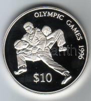 Fiji 1993. 10$ "Olimpia 96" Ag T:PP