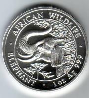 Szomália 2005. 1000Sch "Elefánt" Ag T:BU