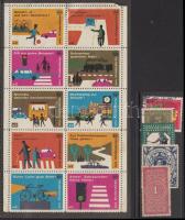 15 db német reklámbélyeg és levélzáró