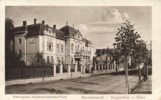 Nagyszeben, Hermannstadt; Schewisgasse, Korpuskommandanten Palais / military office (EK)