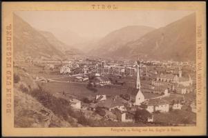 cca 1885 Bozen, Tirol keményhátú fotó / Bozen, Tirol photo 18x12 cm