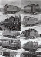 cca 1960 HÉV mozdonyok fotói, 10 db, 11x8 cm.