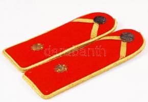 cca 1950 MÁV tiszti vállap, 2 db