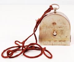 Bezard-Kompass sérült iránytű, eredeti bőr tokjában, 9×7 cm