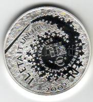 Franciaország 2002. 1 1/2Euro "Pinokkio" Ag T:PP Csak 15000db! Tanúsítvánnyal, eredeti dístdobozban!