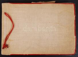 1941 Fotóalbum, sok turista fotóval, Erdély, 29×21 cm