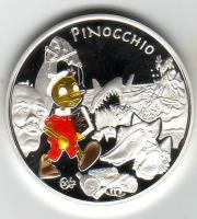 Franciaország 2002. 1 1/2Euro "Pinokkio" Ag T:PP Csak 15000db! Tanúsítvánnyal, eredeti dís...