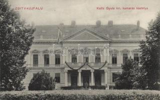 Zsitvaújfalu, Keltz Gyula kir. kamarás kastélya / castle (EB)