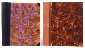 Képes Sport könyvbe kötött számai 1960-1961, 2 db. Félvászon kötés, jó állapotban